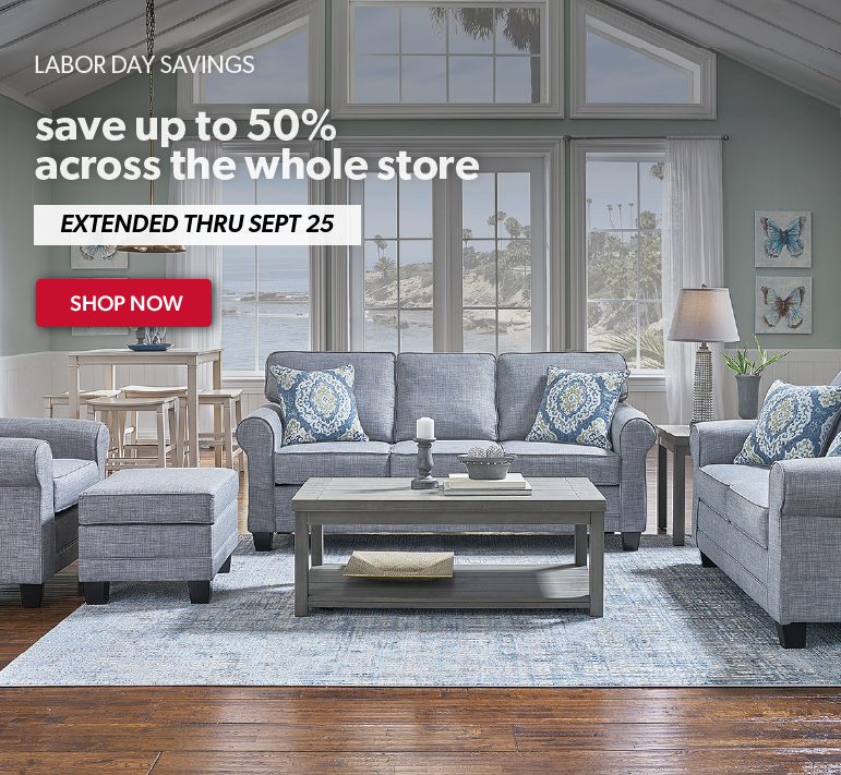 Labor Day Sale Extended Up to 50% Off Badcock Furniture